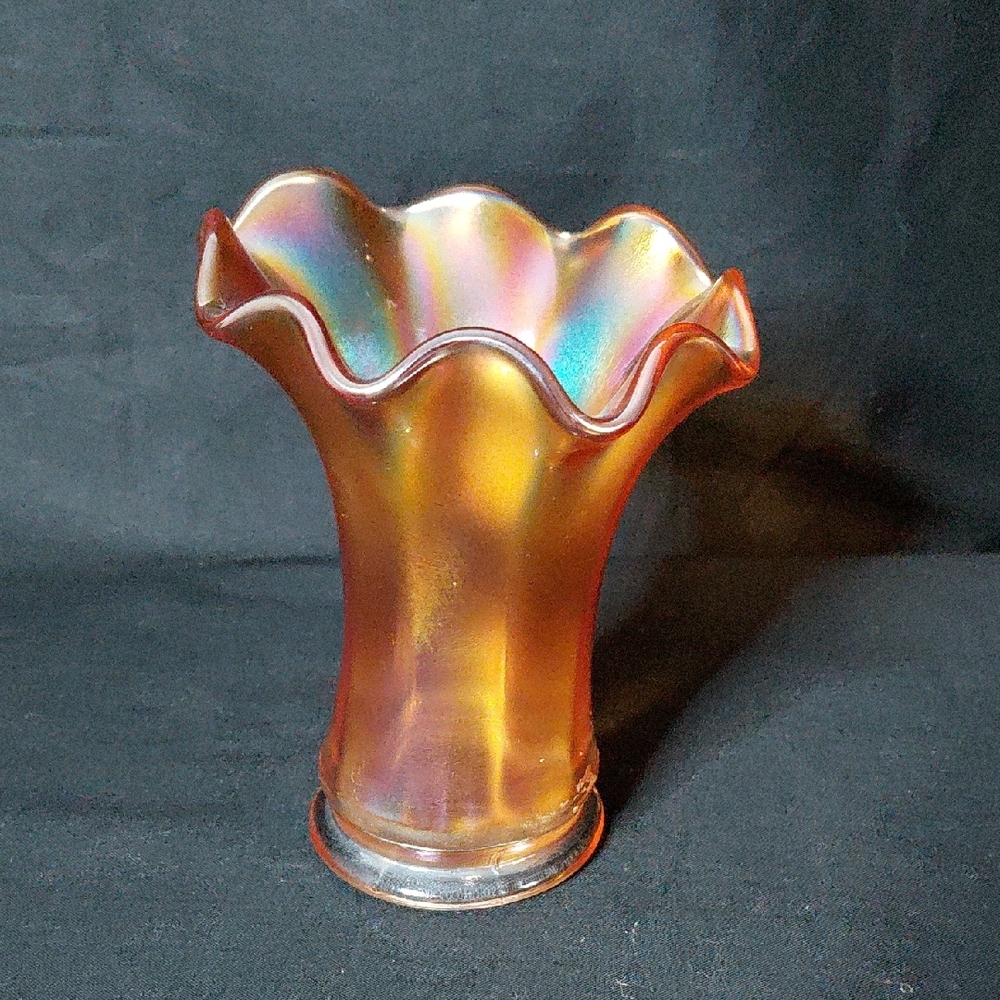 5" Carnival Glass Vase